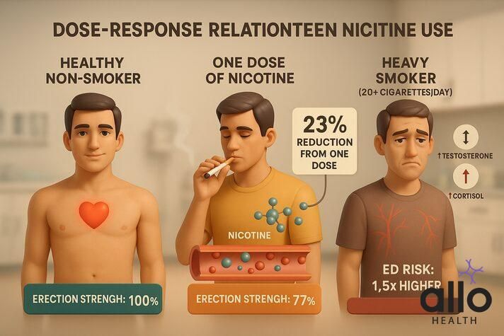 does nicotine cause erectile dysfunction