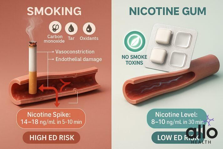 does nicotine cause erectile dysfunction