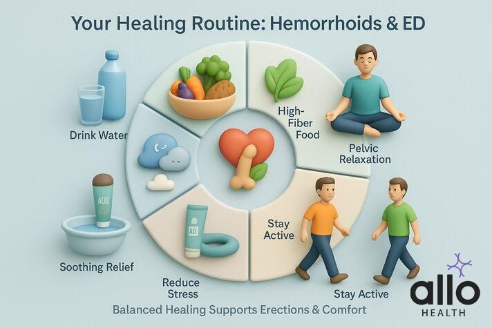 does hemorrhoids cause erectile dysfunction