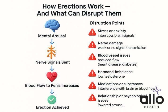 erection loss during sex