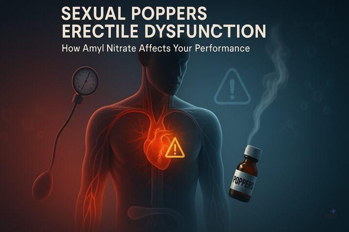 Sexual Poppers and Erectile Dysfunction: How Amyl Nitrate Affects Performance