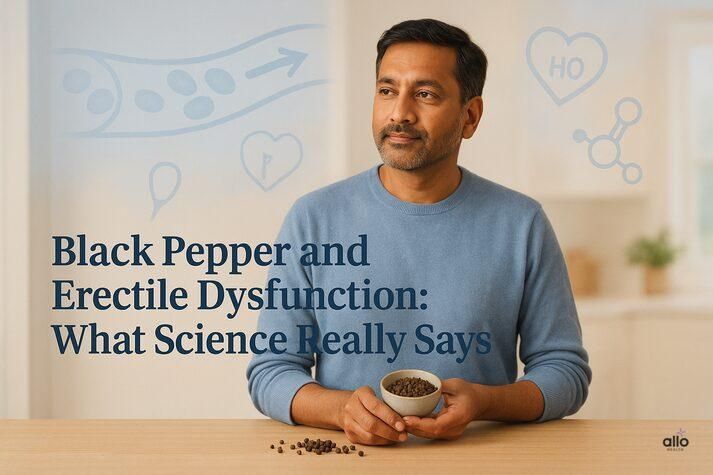 Black Pepper and Erectile Dysfunction: Know Benefits, Uses, and Risks for Sexual Health