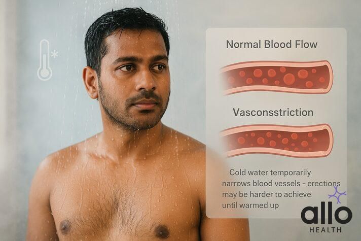 can hot water cause erectile dysfunction