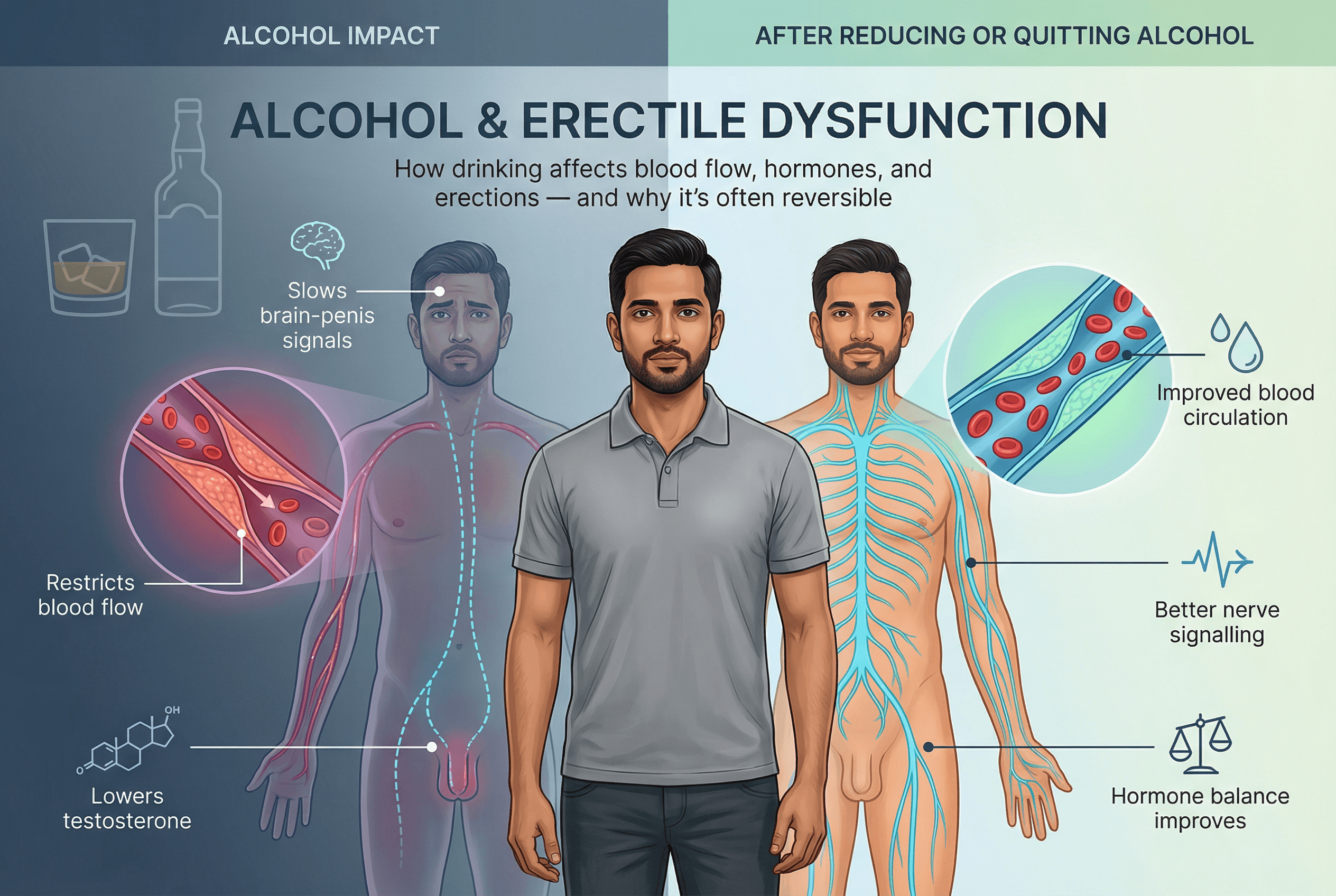 Alcohol and Erectile Dysfunction: Understanding the Connection and how it affects sexually