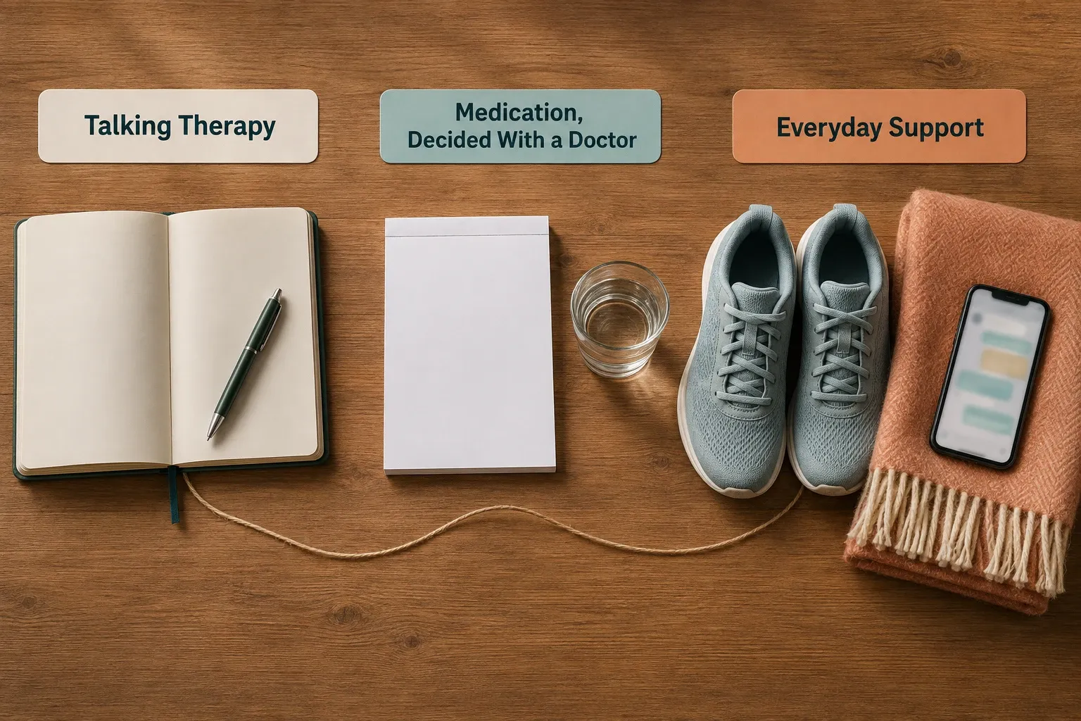 Therapy, medication, and daily habits for treating depression