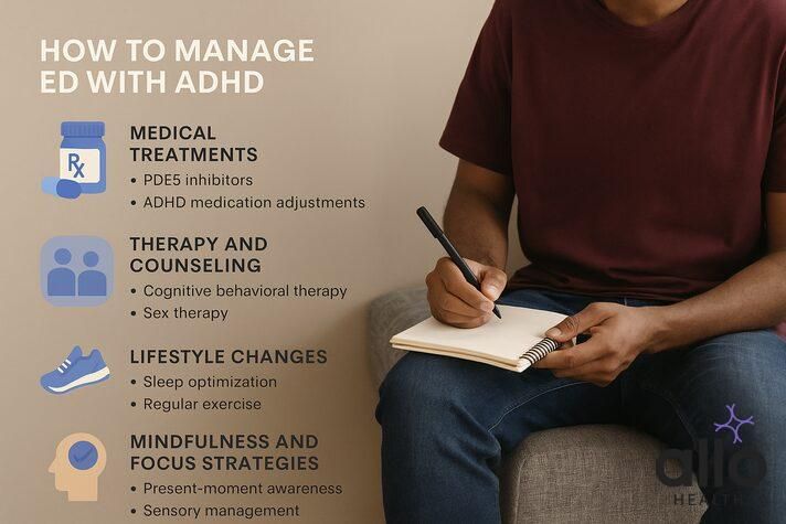 how to manage ADHD and erectile dysfunction