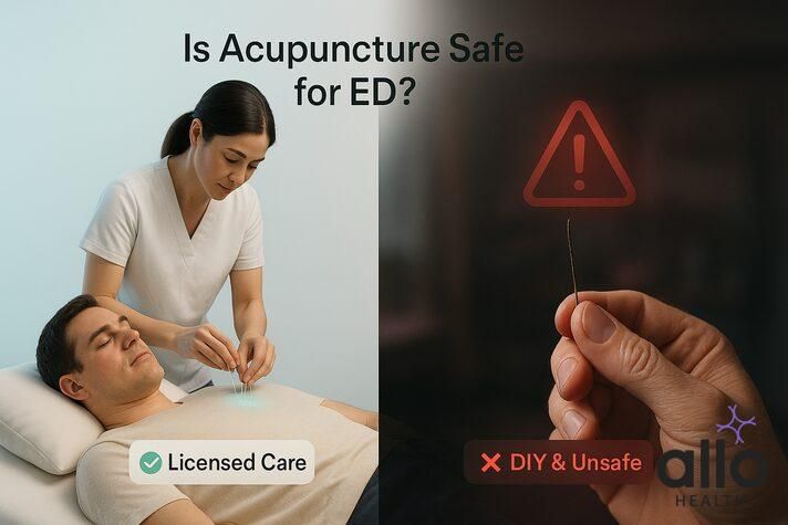 is acupuncture needle points safe for erectile dysfunction