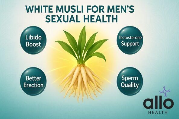 लिंग के लिए सफेद मूसली के फायदे: टेस्टोस्टेरोन और शुक्राणु गुणवत्ता पर असर