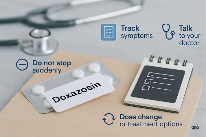steps to manage erectile issues safely while on doxazosin dosage for erectile dysfunction under medical guidance