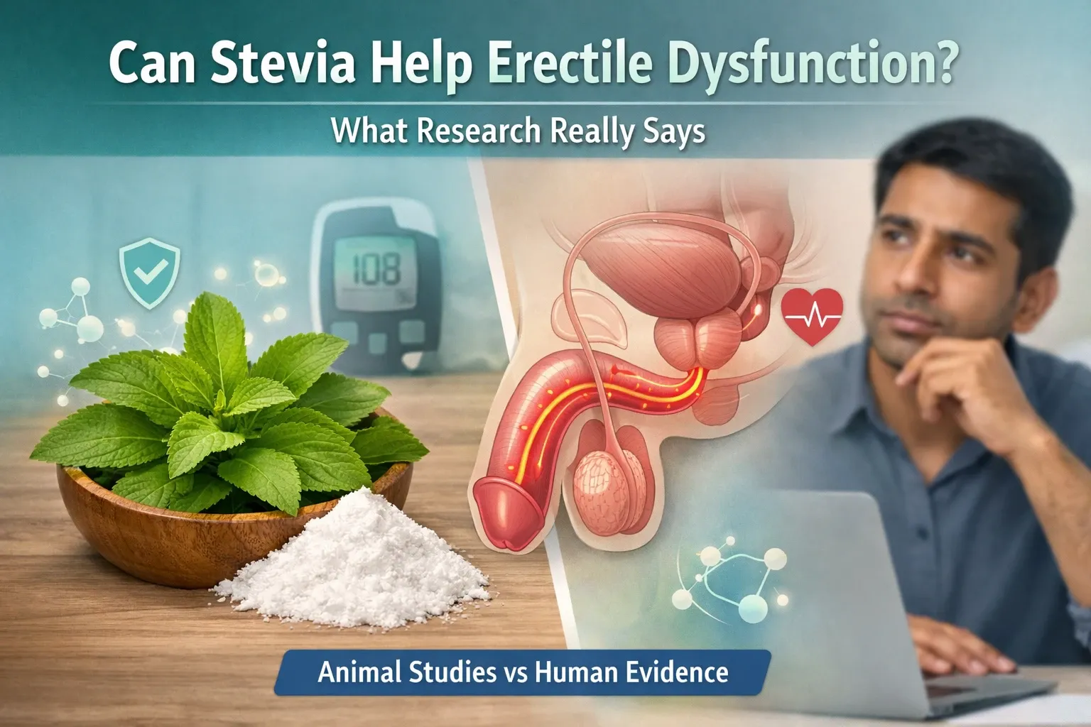 Stevia and Erectile Dysfunction: Benefits and effects on sexual health