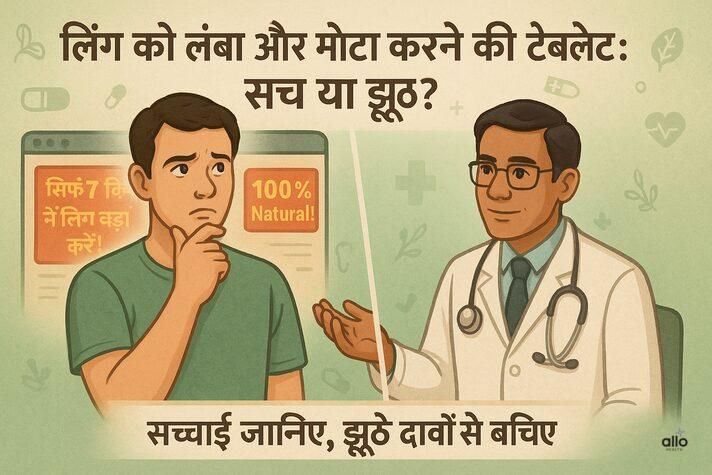 लिंग को लंबा और मोटा करने की टैबलेट: सच क्या है?