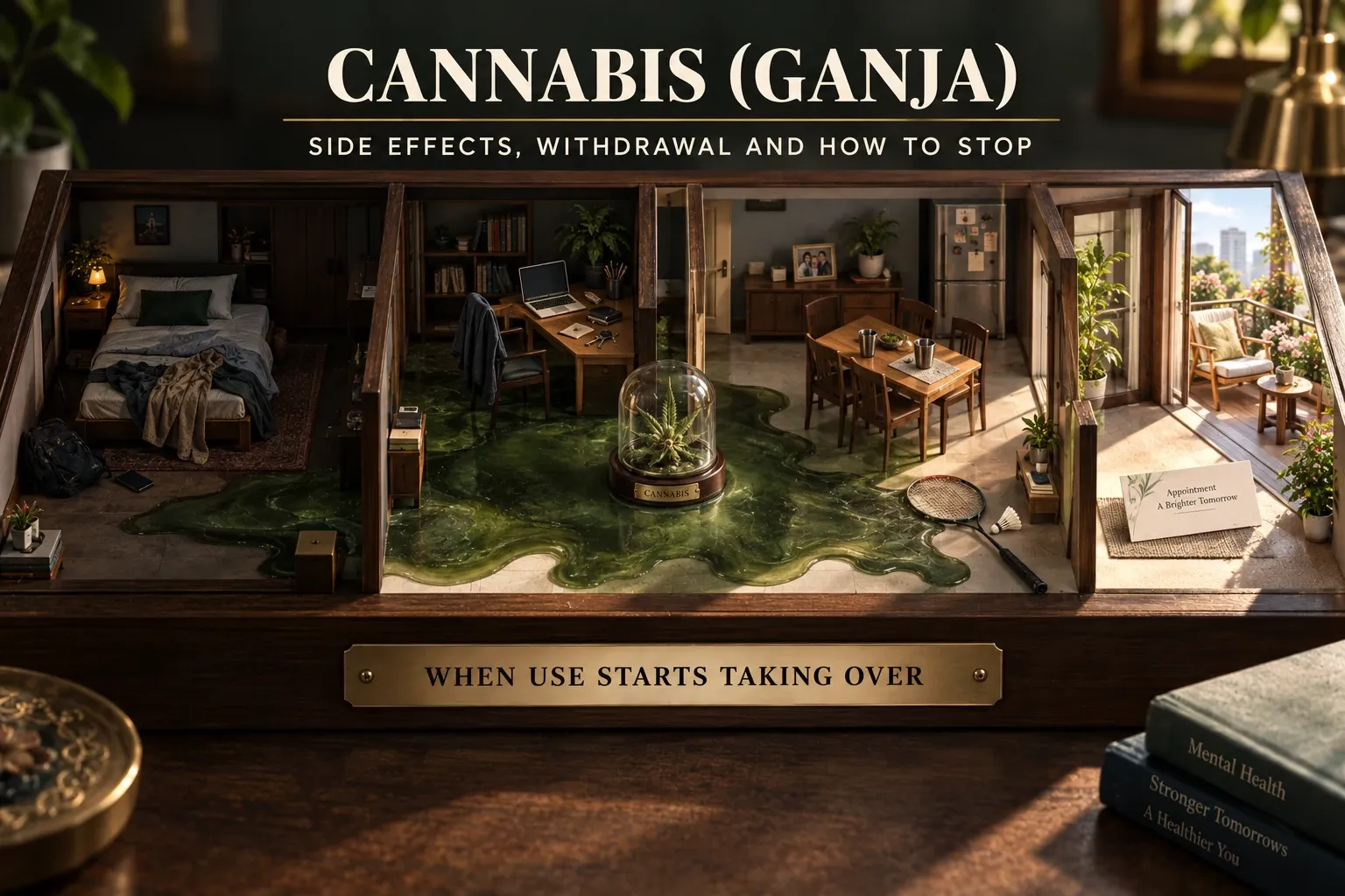 Cannabis (Ganja) side Effects and When Use Becomes Dependence