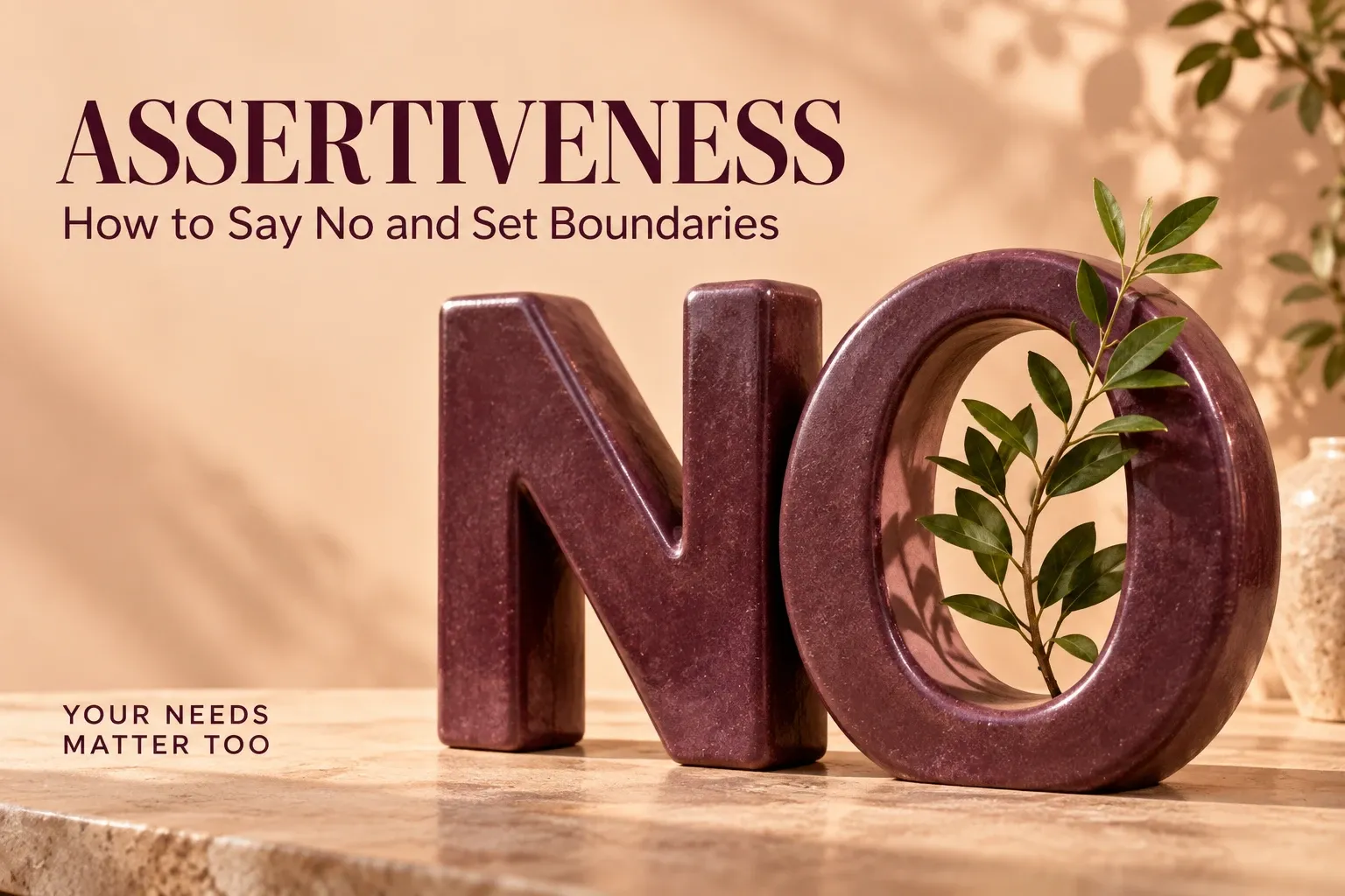 Assertiveness: How to Say No and Set Boundaries