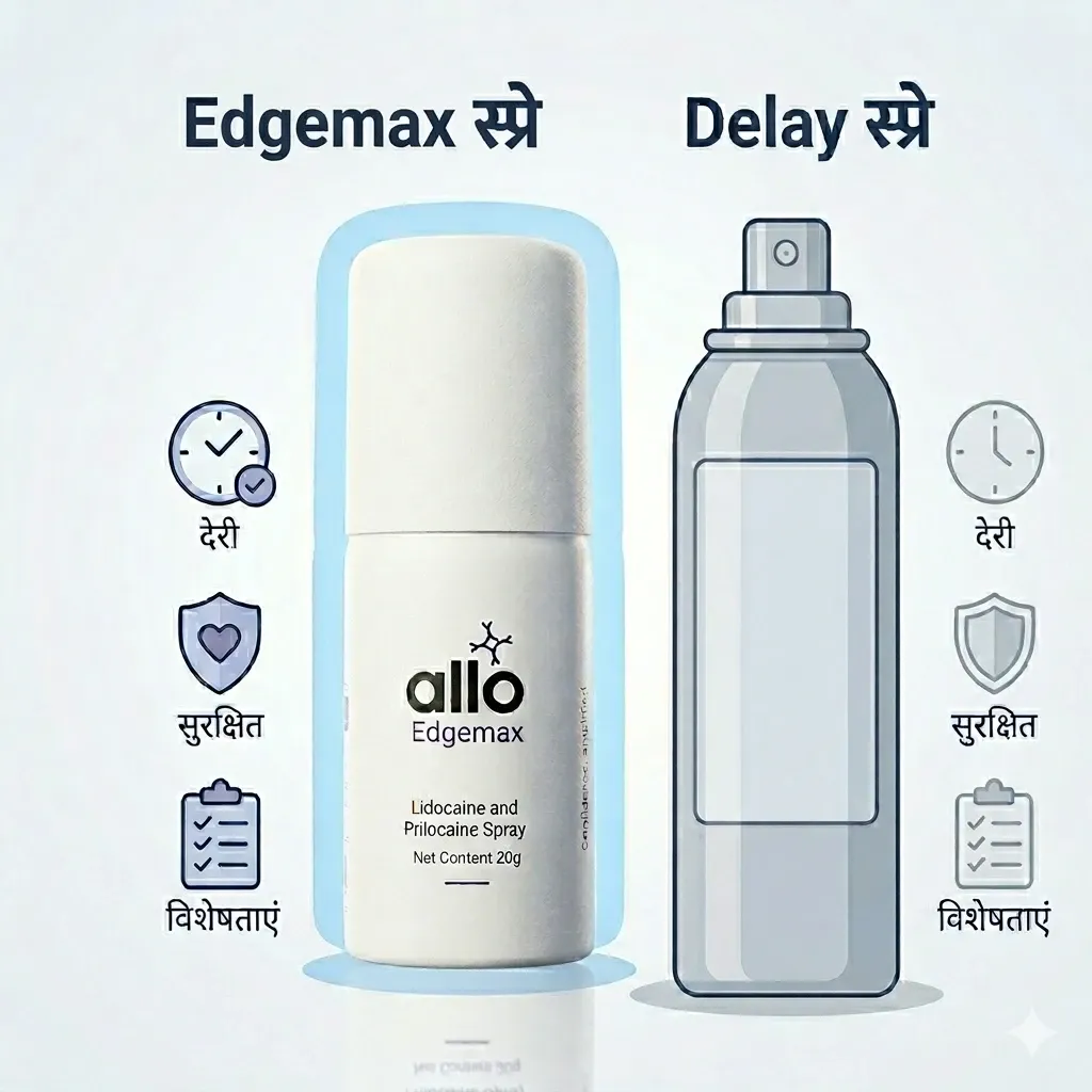 Edgemax स्प्रे vs Delay स्प्रे: कौन सा बेहतर है?