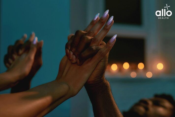 male and female hands holding each other - Erogenous Zones
