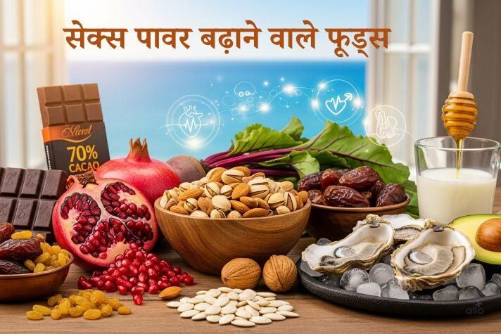 सेक्स पावर और स्टैमिना बढ़ाने वाले असरदार फूड्स