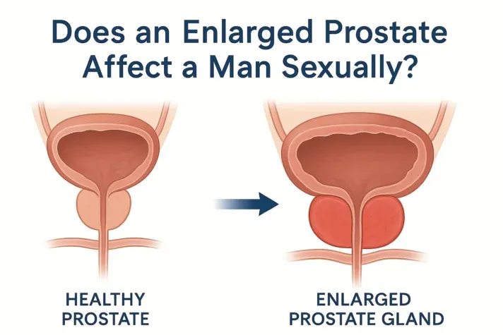 Enlarged Prostate and Erectile Dysfunction: Symptoms, Causes, and Solutions