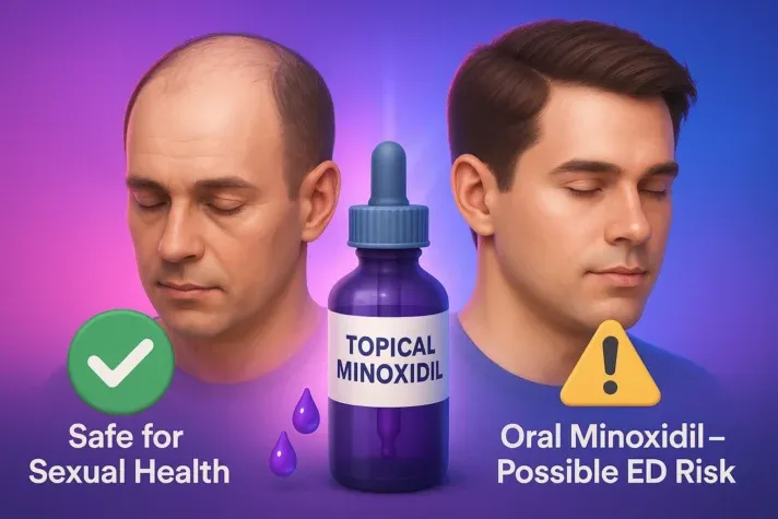 does topical minoxidil cause erectile dysfunction 