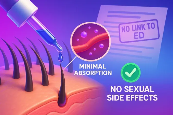 does topical minoxidil cause erectile dysfunction 