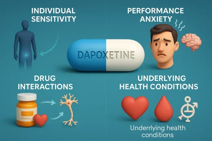 does dapoxetine cause erectile dysfunction 