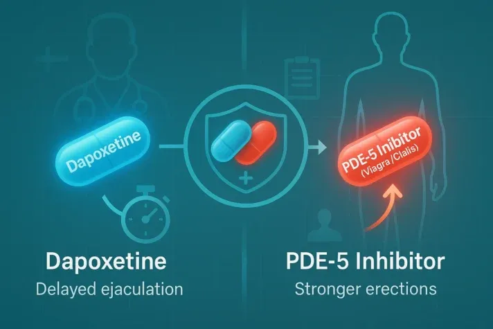 does dapoxetine cause erectile dysfunction 