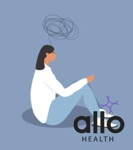 girl in distress, childhood trauma illustration